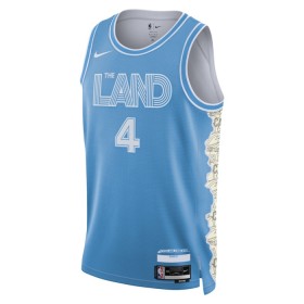 Dres Cleveland Cavaliers Evan Mobley Nike 2024-25 City Edition Plava Swingman